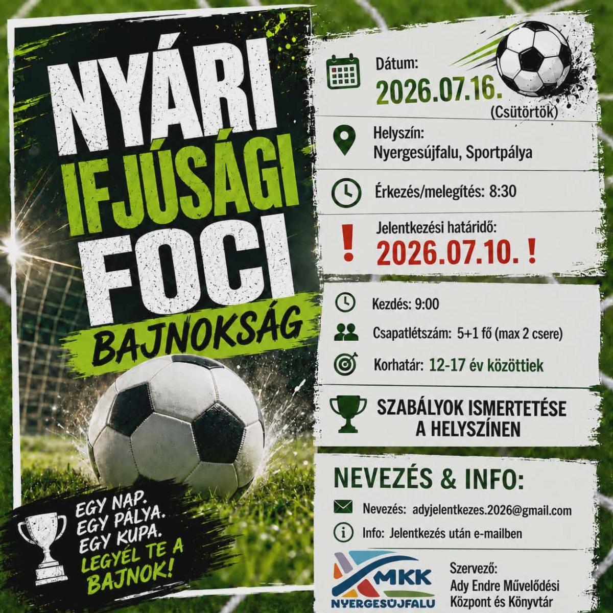 Nyári ifjúsági foci