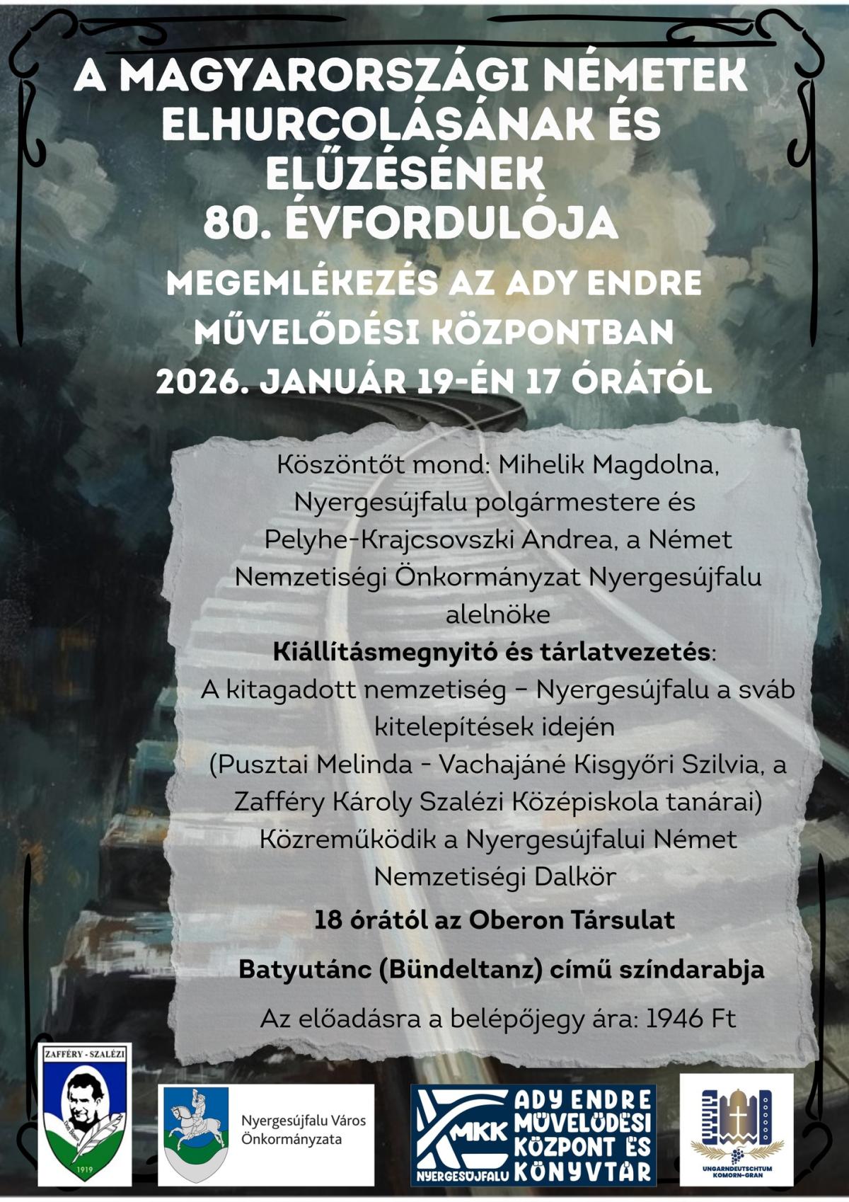 A magyarországi németek elhurcolásának és elűzésének 80. évfordulója