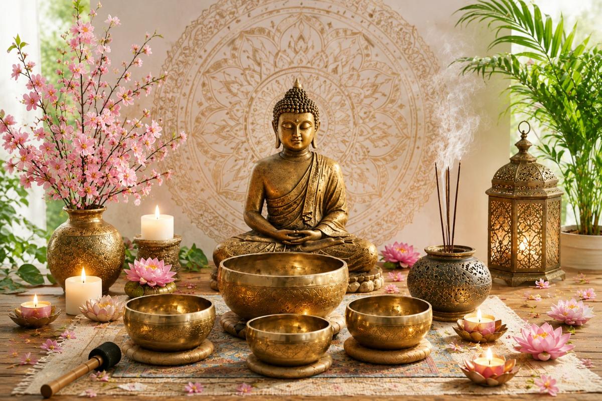 Reggeli vezetett meditációs hangtálas relaxáció