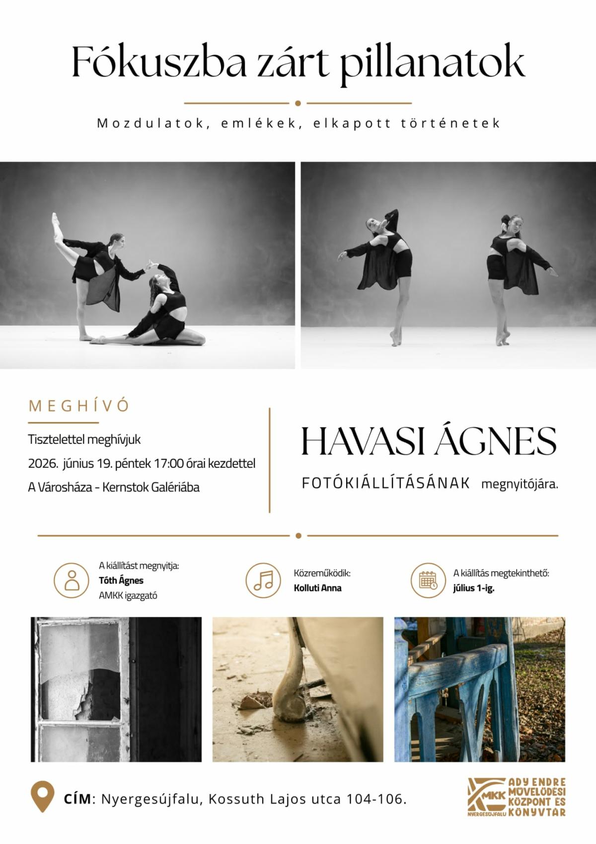 Fókuszba zárt pillanatok - Havasi Ágnes fotókiállításának megnyitója
