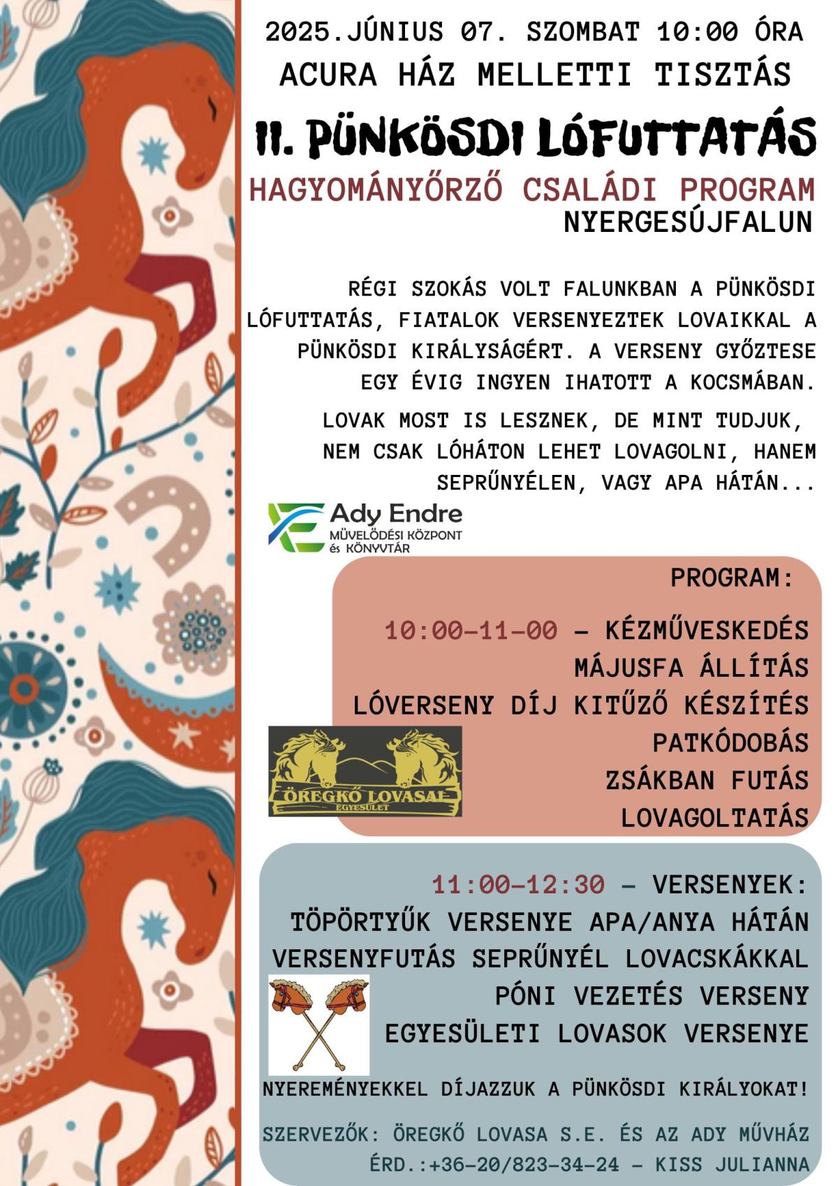 PÜNKÖSDI LÓFUTTATÁS