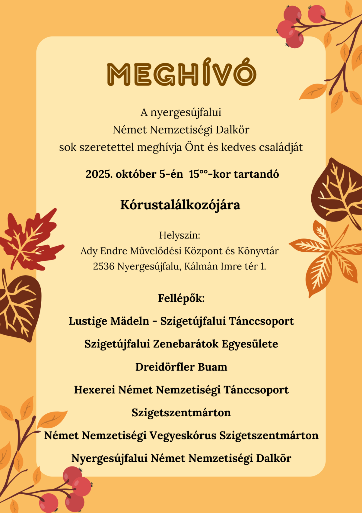 Kórustalálkozó