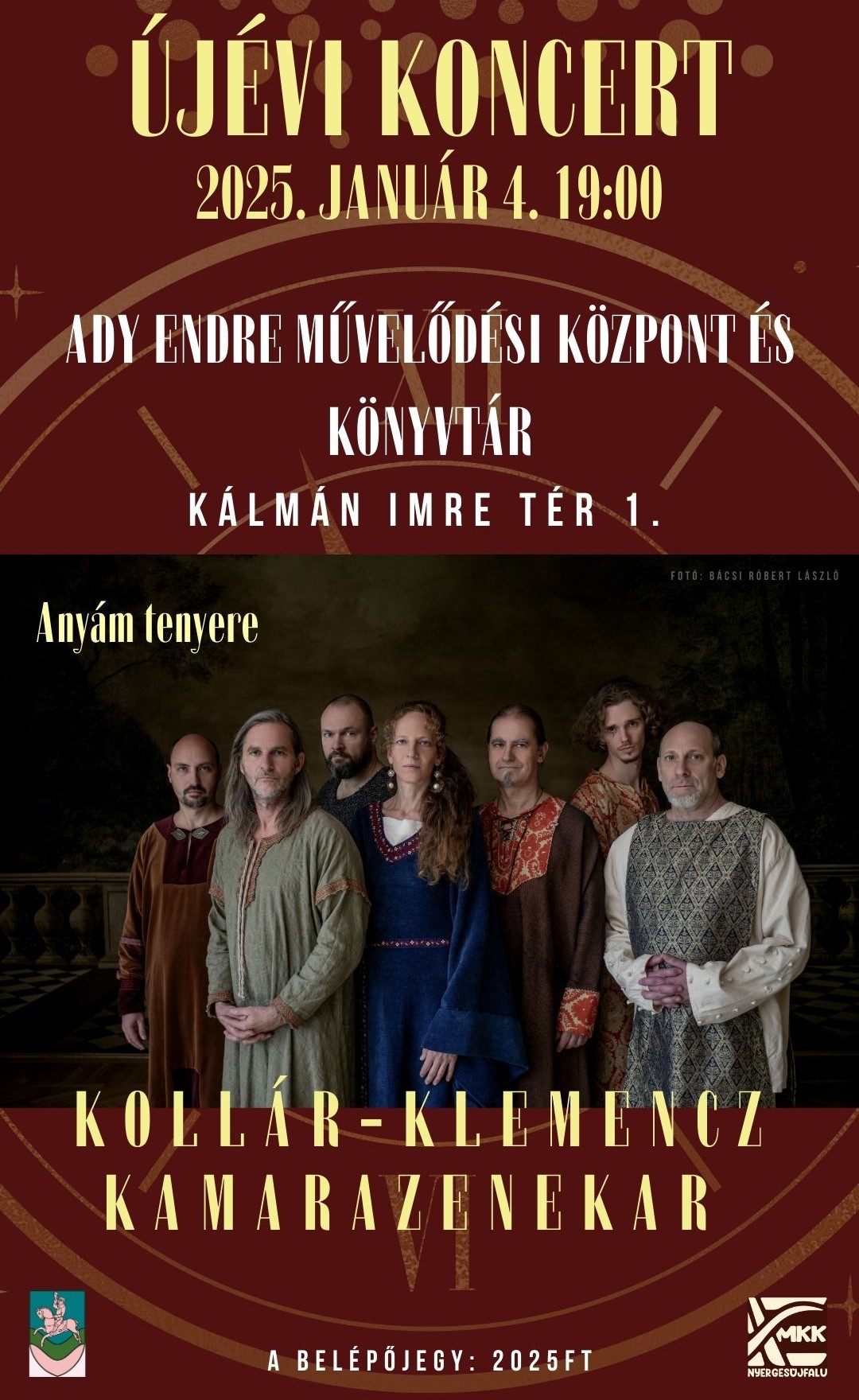 Újévi koncert a Kollár-Klemencz Kamarazenekarral
